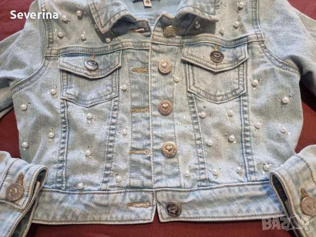 Twinset Simona Barbieri*Дънкено яке за 8 год., снимка 8 - Детски якета и елеци - 44924580