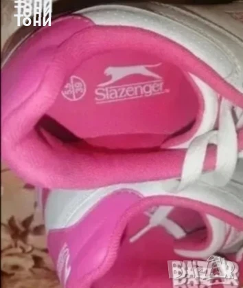 SLAZENGER Оригинал Нови Кожени Дамски Маратонки 39 , снимка 9 - Маратонки - 50800107