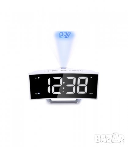 Прожекционен часовник с термометър светещ , снимка 3 - Други - 26789692
