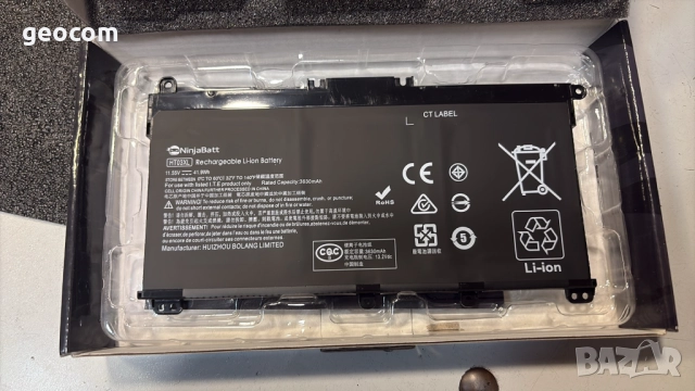 HP HT03XL нова батерия (11,55V,41.9Wh,3400mAh)
