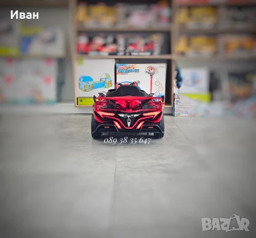ТОП ЦЕНА!НОВО!Акумулаторна кола Flash RED с 4Х4,12V БАТЕРИЯ,меки гуми, снимка 7 - Електрически играчки - 50993794