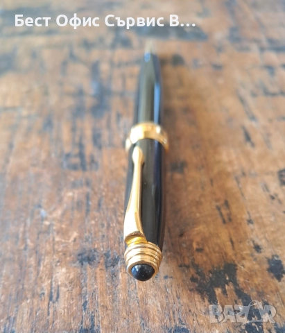 химикалка Сапи Sapi малка елегантна позлатена и черна Италия в кутия, снимка 8 - Ученически пособия, канцеларски материали - 52472225