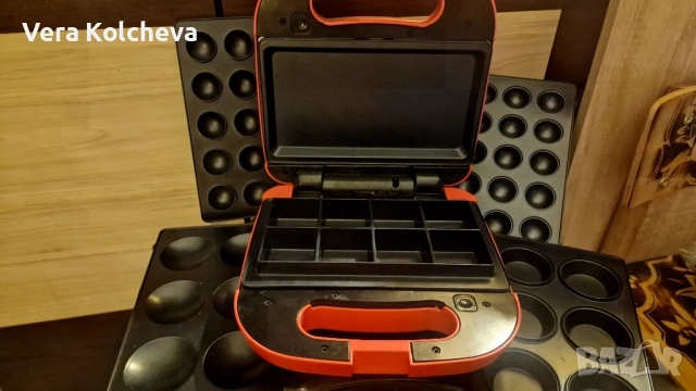 Уред за сладкиши 3 в 1 Tec Star, сменяеми плочи, 700 w,