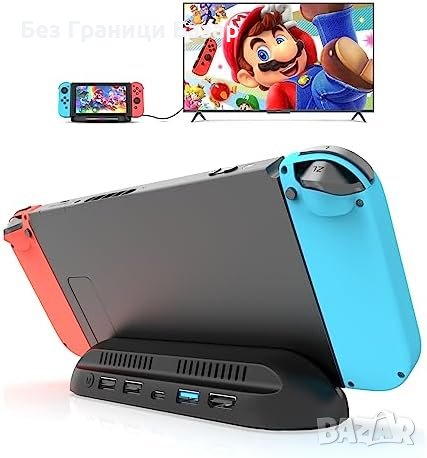 Нова Портативна Докинг Станция за Switch / Switch OLED, HDMI, USB