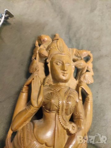 Продавам две дървени индийски статетки, снимка 7 - Декорация за дома - 43453616