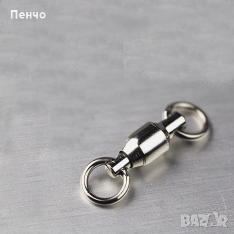 Лагерен вирбел Лагерни вирбели здрави халкички лагери Въртящ се фиксиращ конектор за риболов размер 