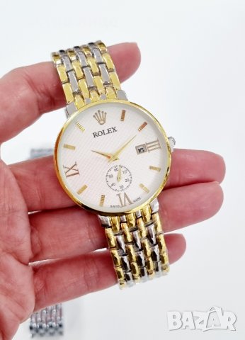 Дамски часовник Rolex, 4 модела. Кварцов механизъм, нов. Метална верижка, ААААА+., снимка 3 - Дамски - 39200295