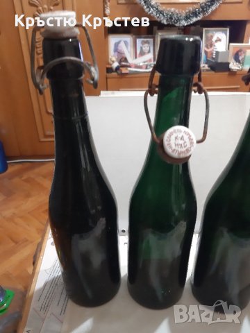 Ретро бирени бутилки големи на Хаджи Славчеви, снимка 2 - Антикварни и старинни предмети - 43725460