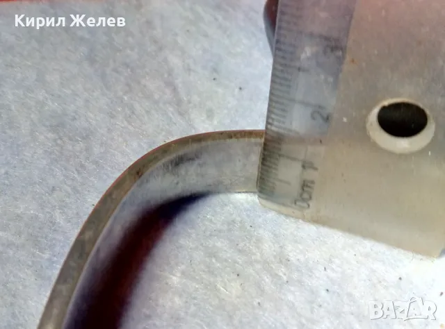 КЛАСИЧЕСКА РЕТРО АРТ СТИЛ СРЕБЪРНА ГРИВНА СРЕБРО 925 СТАРА МАЙСТОРСКА РЪЧНА ИЗРАБОТКА 42361, снимка 7 - Гривни - 48485863