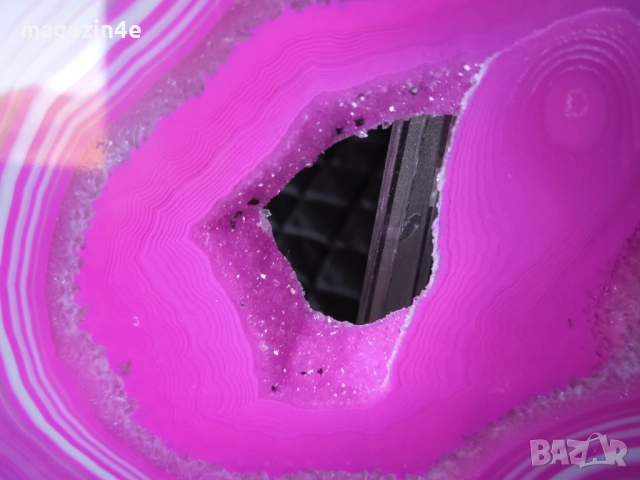 Голяма плочка от естествен ахат,скъпоценен камък за хармония и дълголетие,Родопи,Родопис,, снимка 2 - Декорация за дома - 52267162