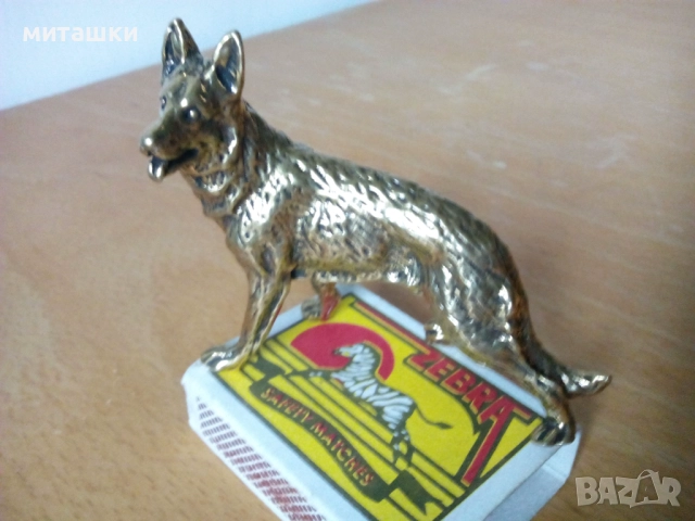 Бронзова статуетка вълчак, снимка 6 - Декорация за дома - 52687209