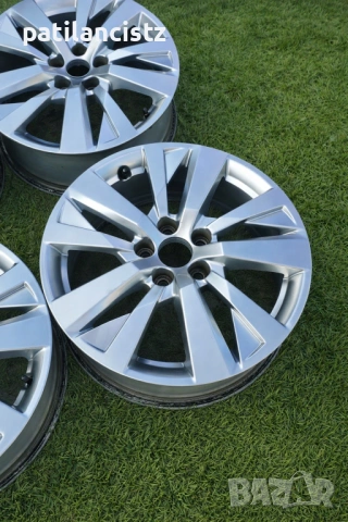 Оригинални, алуминиеви джанти 17" за Пежо 3008 ( 5х108, 65.1,ET42,7J17)), снимка 3 - Гуми и джанти - 53438776