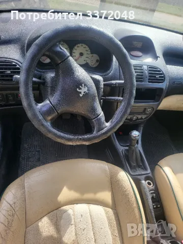 пежо 206 1,6бензин 90кс  На части., снимка 4 - Автомобили и джипове - 49568435