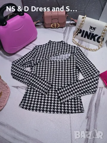 Дамско интересно поло, снимка 5 - Блузи с дълъг ръкав и пуловери - 47560332