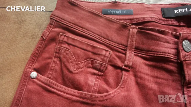 REPLAY M914Y.000.8366197 HYPERFLEX SLIM FIT JEANS размер 31/34 еластични дънки 15-65, снимка 12 - Дънки - 48406039