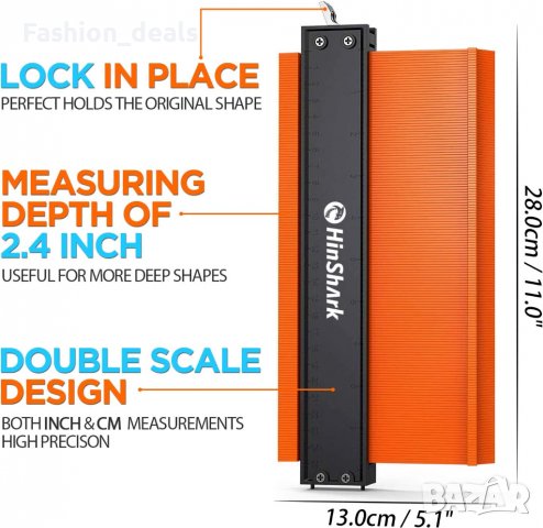 Нов инструмент за измерване профилиране Дубликатор за контур Ремонт, снимка 2 - Други инструменти - 37447005