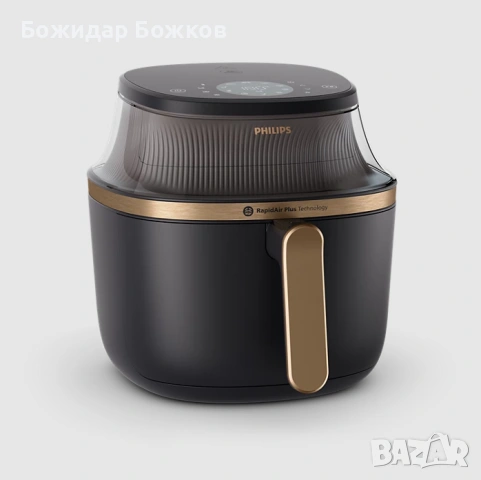 Еър фрайер Philips Series 3000 4.2 L (NA322/00), снимка 5 - Печки, фурни - 53467656