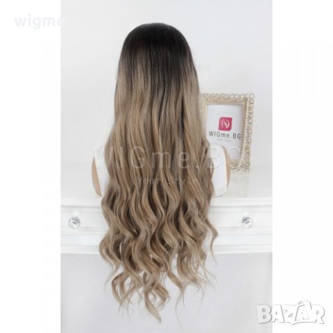 Дълга руса лейс фронт перука Сандра, снимка 6 - Аксесоари за коса - 27908162