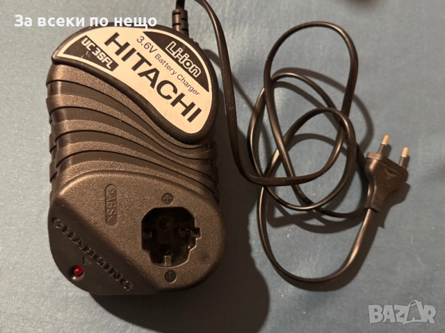Оригинално Зарядно устройство HITACHI UC3SFL 3.6 V , винтоверт, снимка 3 - Винтоверти - 53092786