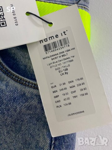 Нова дънкова пола, снимка 3 - Детски рокли и поли - 40049831