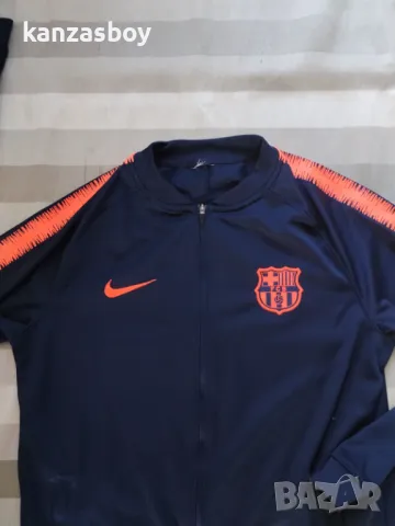 Nike Barcelona 2018-19 - страхотно футблно горнище ХС, снимка 3 - Спортни дрехи, екипи - 47272158