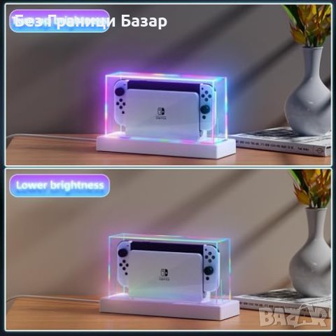 Нов LED Защитен Кейс Nintendo Switch OLED - Водоустойчив, Цветен, снимка 8 - Аксесоари - 43499775