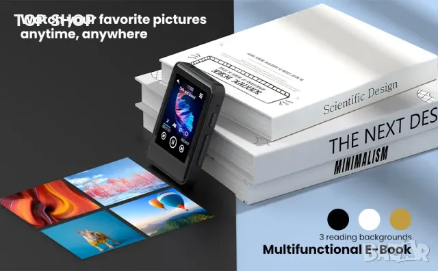 64GB MP3 плейър с Bluetooth от ZOOAOXO, снимка 10 - MP3 и MP4 плеъри - 49157901