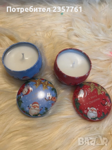 Коледни свещи
