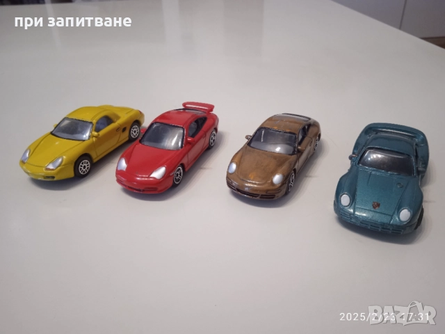 Метални Porsche, 1/ 58- 1/61, 4 бр., снимка 4 - Колекции - 46412143