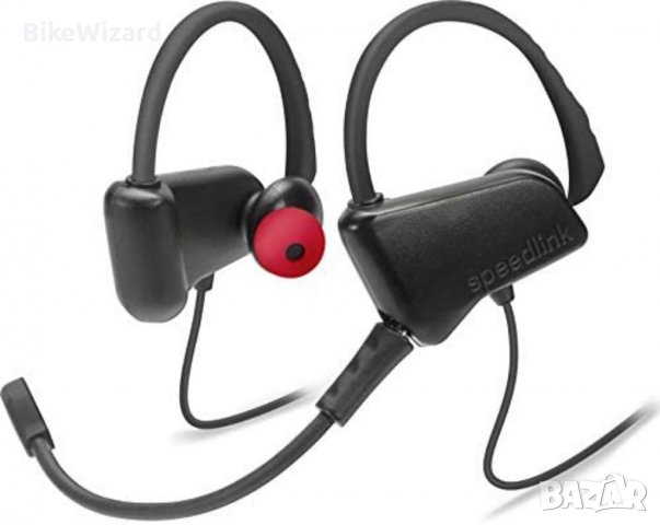 Speedlink JUZAR Gaming Ear Buds - слушалки със микрофон- 1,6 м кабел - 3,5 мм  черно-червен НОВИ, снимка 1 - Слушалки за компютър - 36908681