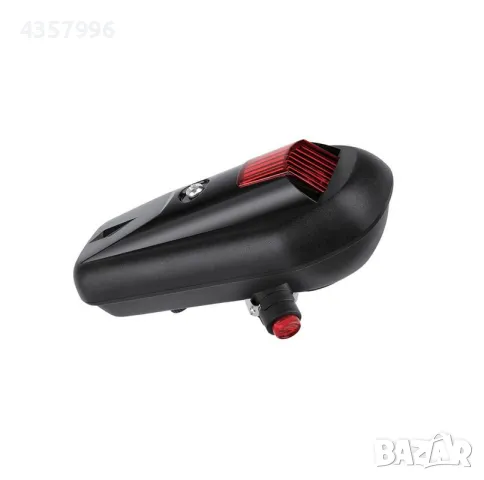  Електронен клаксон за велосипед с предпазна светлина, 8 звука 