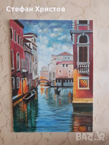 авторска картина "Приказната Венеция" 50х70см