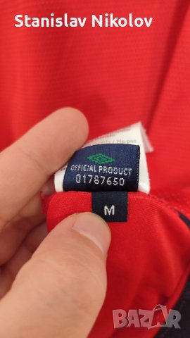 Футболна тениска на Англия x Umbro за гостувания 2004-2006, М Size, снимка 7 - Футбол - 40087502