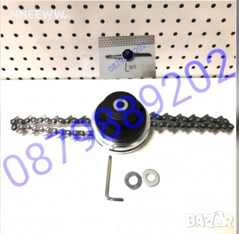 Метална верижна глава за тример, шпула с верига за тример!!, снимка 2 - Градинска техника - 33108513