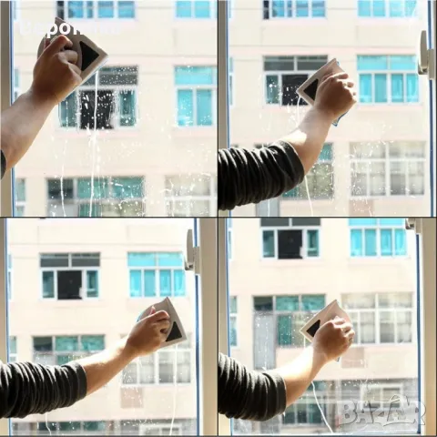 Уред за двустранно почистване на прозорци, снимка 11 - Други стоки за дома - 48758026