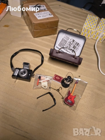 Комплект аксесоари за миниатюрна къща за кукли, състоящ се от паста, снимка 5 - Кукли - 53464126