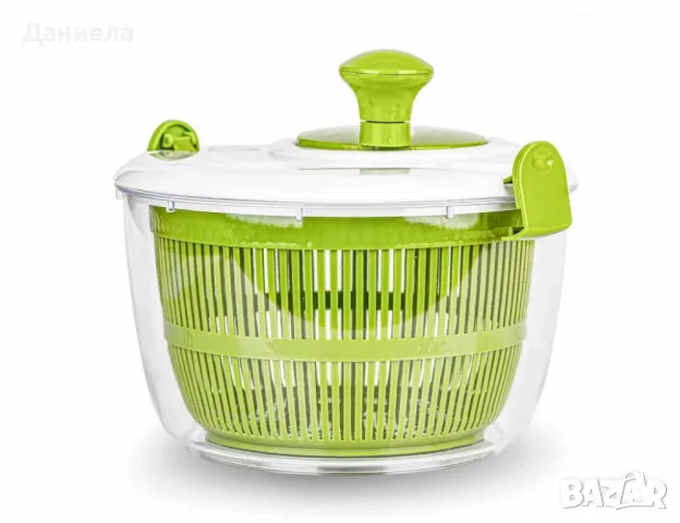 Зеленчуков съд за салата, измиване и подсушаване на плодове и зеленчуци, снимка 3 - Аксесоари за кухня - 48997316