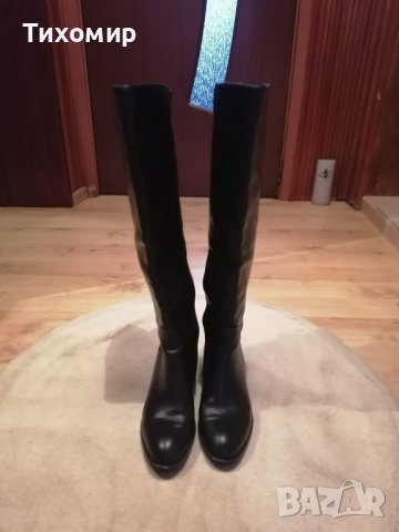 Дамски зимни кожени ботуши , снимка 4 - Дамски ботуши - 43708487