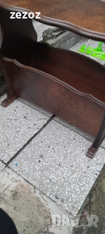 Поставка за вестници с плот, снимка 6 - Маси - 51037846