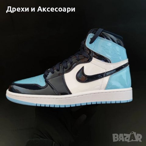 Nike Air Jordan 1 High Blue Chill Нови оригинални размер 43 номер кецове обувки , снимка 3 - Кецове - 37410560