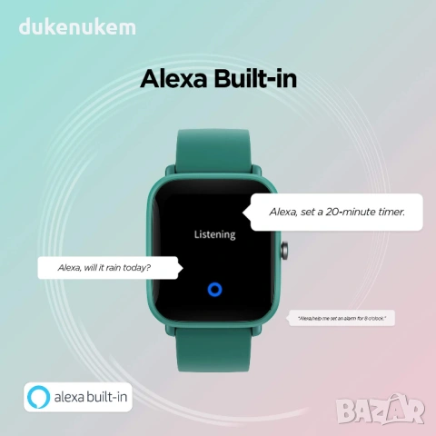 Смарт часовник Amazfit Bip U Pro, GPS, Alexa, SpO2, снимка 4 - Смарт гривни - 53161723