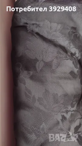 Плат черен копринен сатен, снимка 3 - Платове и дамаски - 43490259
