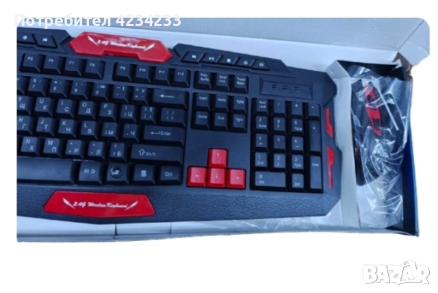 безжична клавиатура и мишка , снимка 5 - Клавиатури и мишки - 52909150