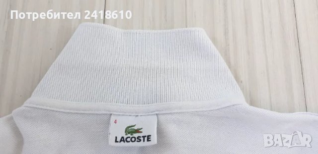 Lacoste Pique Cotton Classic Fit Mens Size 4 - M ОРИГИНАЛ! Мъжка Тениска!, снимка 15 - Тениски - 50338042
