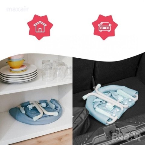 Сгъваем стол за хранене за маса Badabulle, снимка 9 - Столчета за хранене - 43999950