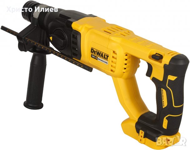 Dewalt Перфоратор Акумулаторен Безчетков 18V Батерия 4Ah Зарядно Куфар, снимка 6 - Бормашини - 39403631