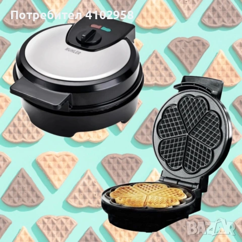 Уред за гофрети Muhler MHT-1018W, снимка 2 - Аксесоари за кухня - 53124990