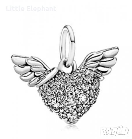 Outlet Sale Елемент сърце"Heart angel"/нов