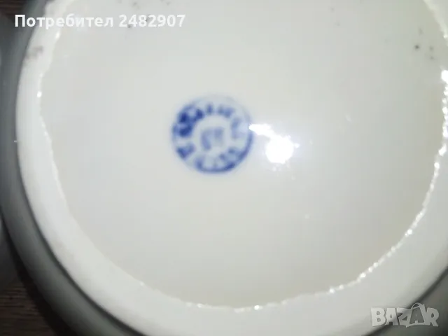 Комплект стари порцеланови купи - 6 бр. , снимка 10 - Сервизи - 48480369