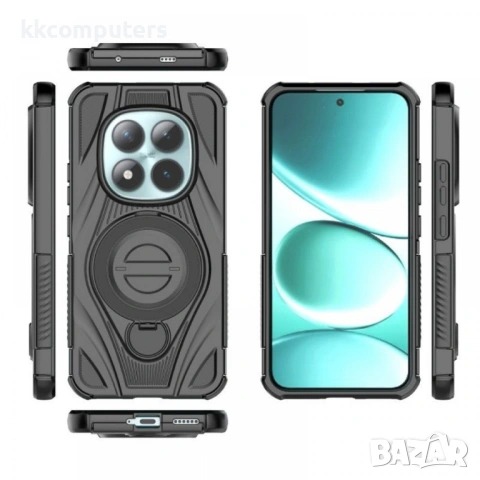 Защитен калъф WANLONFENG XH за Xiaomi Redmi Note 15 Pro+ 5G / Poco M8 Pro 5G със Стойка - PC+TPU, Вк, снимка 9 - Калъфи, кейсове - 53285648